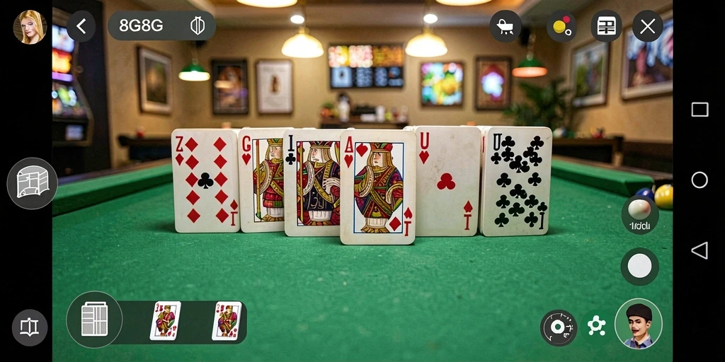 Screenshot 8G8G menampilkan gameplay Domino yang seru.