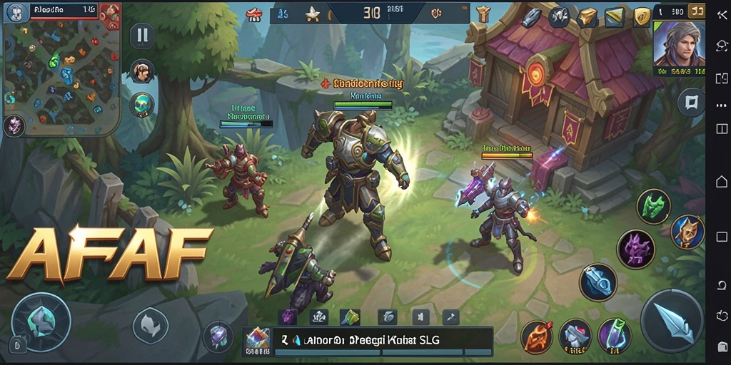 Tampilan gameplay AFAF yang seru dan strategis dengan grafik menawan.