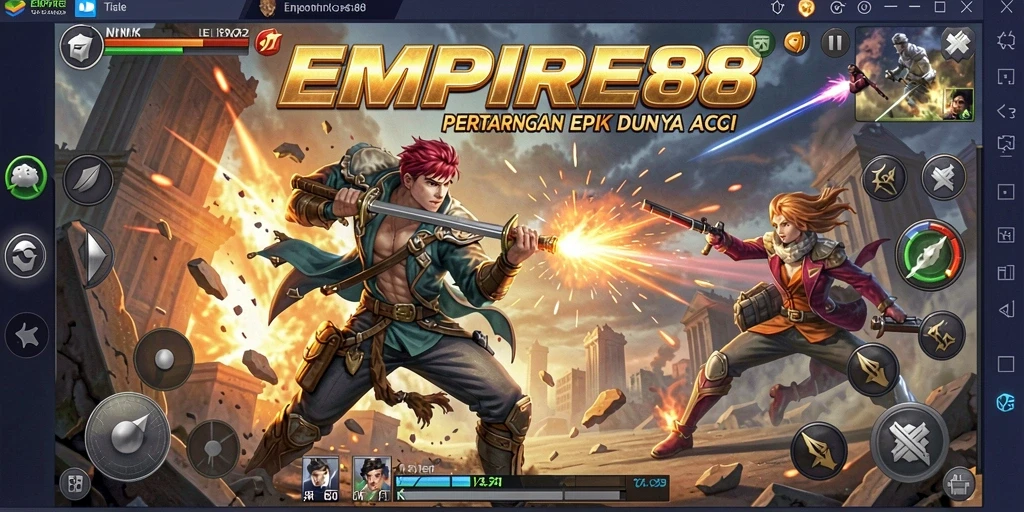Screenshot EMPIRE88 menampilkan aksi pertarungan yang mendebarkan.