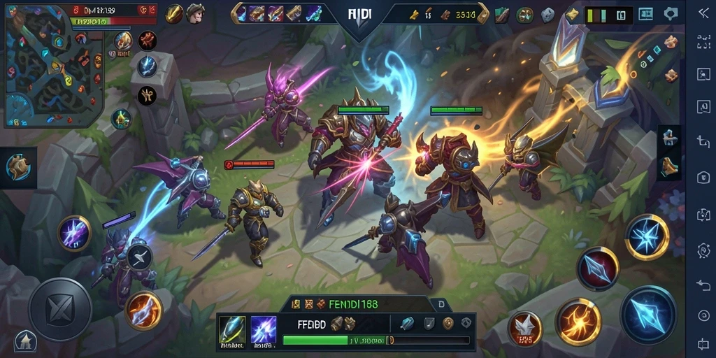 Gameplay seru FENDI188 dengan aksi pertempuran yang mendebarkan.