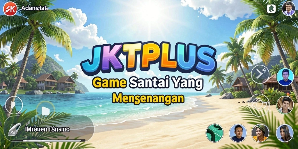 Tangkapan layar utama JKTPLUS menunjukkan gameplay yang menarik dan menghibur.