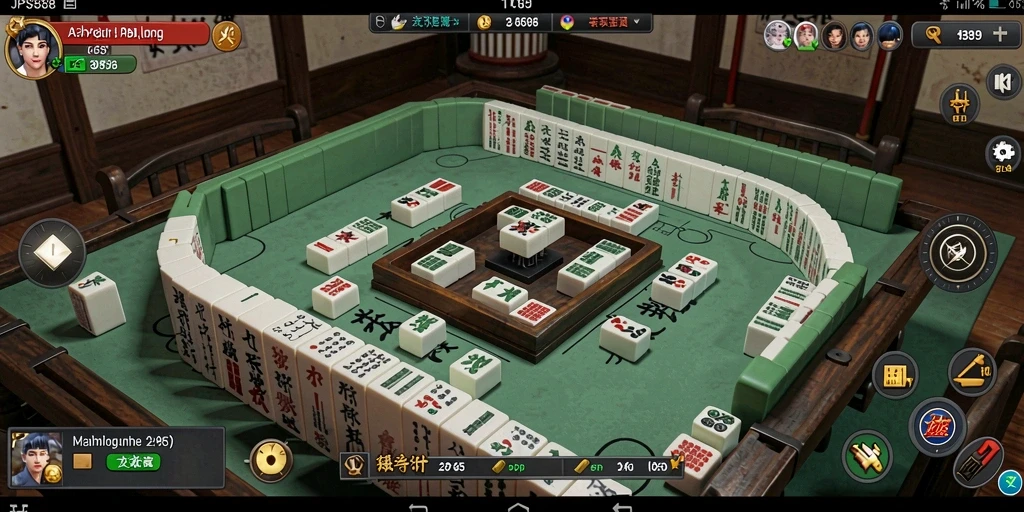Tampilan gameplay JPS88 yang menarik dan penuh warna dalam permainan Mahjong.