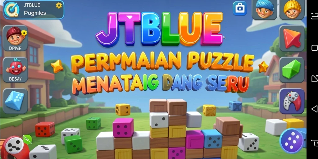 Tangkapan layar JTBLUE menunjukkan gameplay Puzzle yang menegangkan dan menyenangkan.
