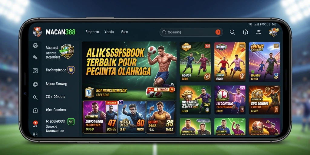 Screenshot gameplay Sportsbook dari aplikasi MACAN388 yang menarik.