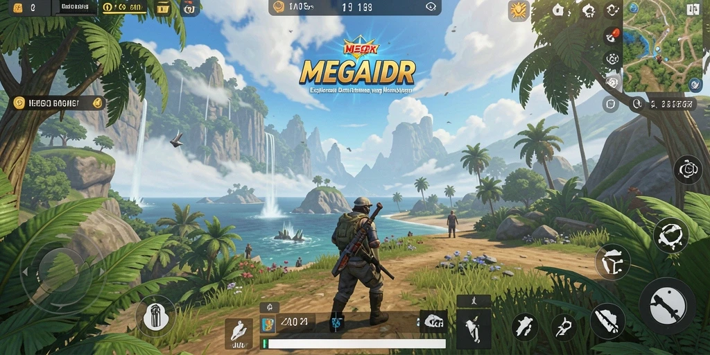 Gameplay MEGAIDR yang menakjubkan di dunia terbuka.