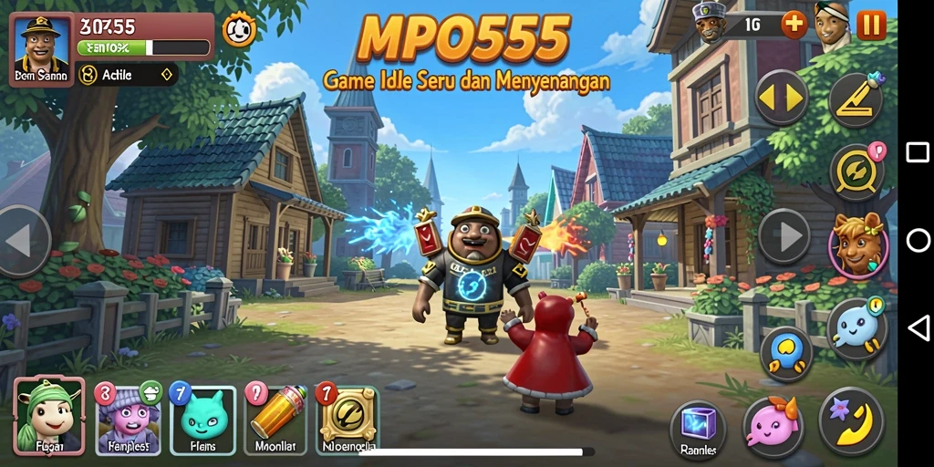 Screenshot gameplay MPO555 menampilkan aksi santai yang mengasyikkan.