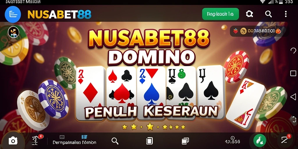 Tampilan menarik dari gameplay Domino di NUSABET88.