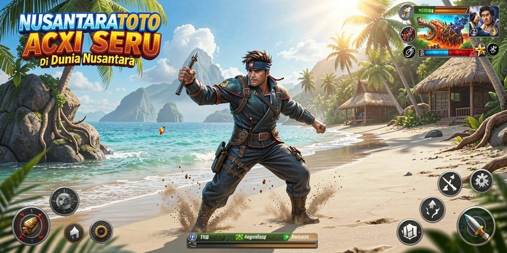 Tampilan gameplay seru NUSANTARATOTO dengan aksi yang mendebarkan.