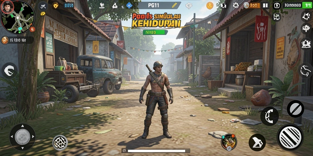 Tampilan permainan PG11 yang menarik dengan simulasi kehidupan yang interaktif.