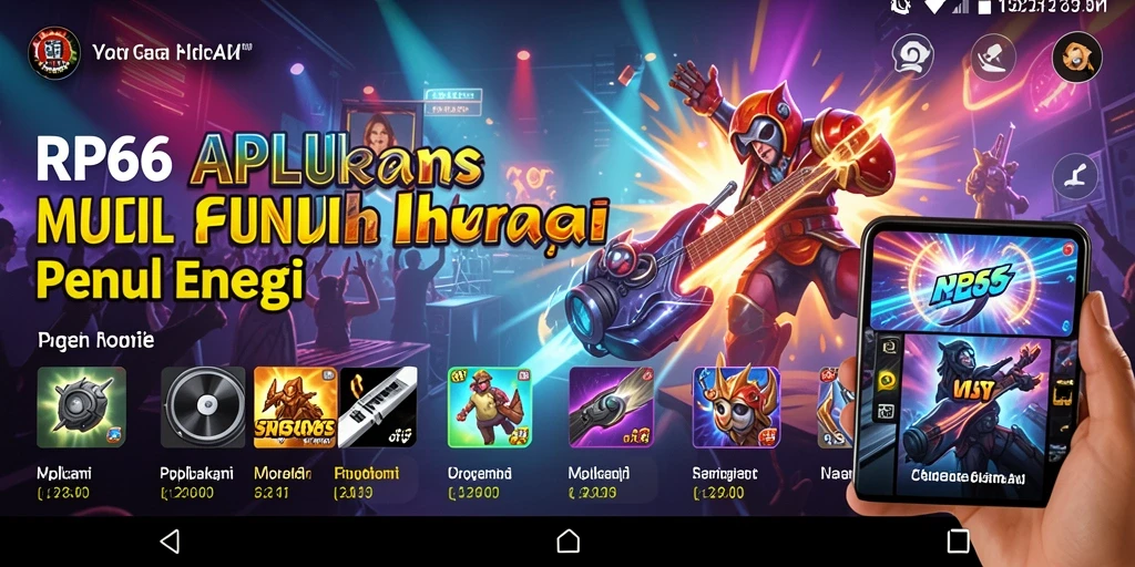 Screenshot gameplay RP66 menampilkan pengguna menikmati pengalaman musik interaktif.