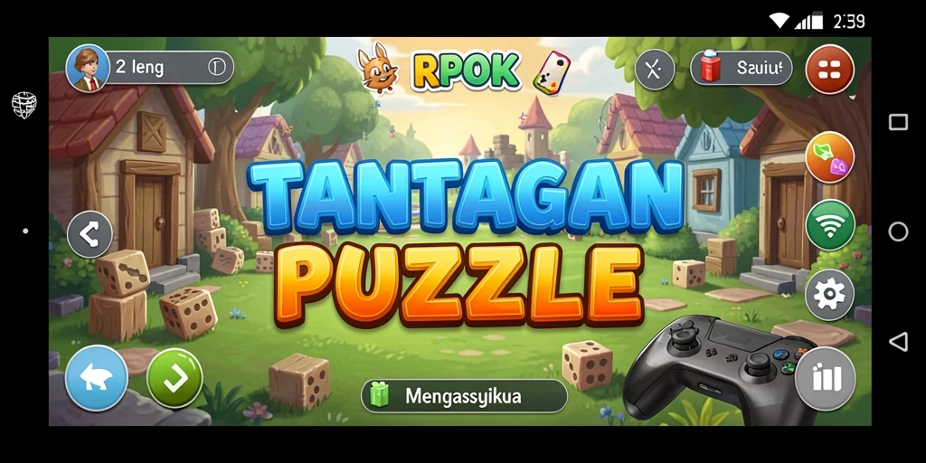 Tampilan gameplay RPOK yang menantang dan menyenangkan.