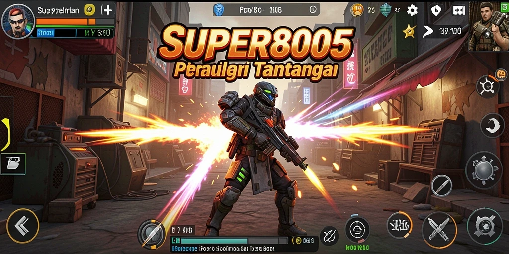 Tampilan gameplay <strong>SUPER805</strong> yang mendebarkan dan penuh strategi.