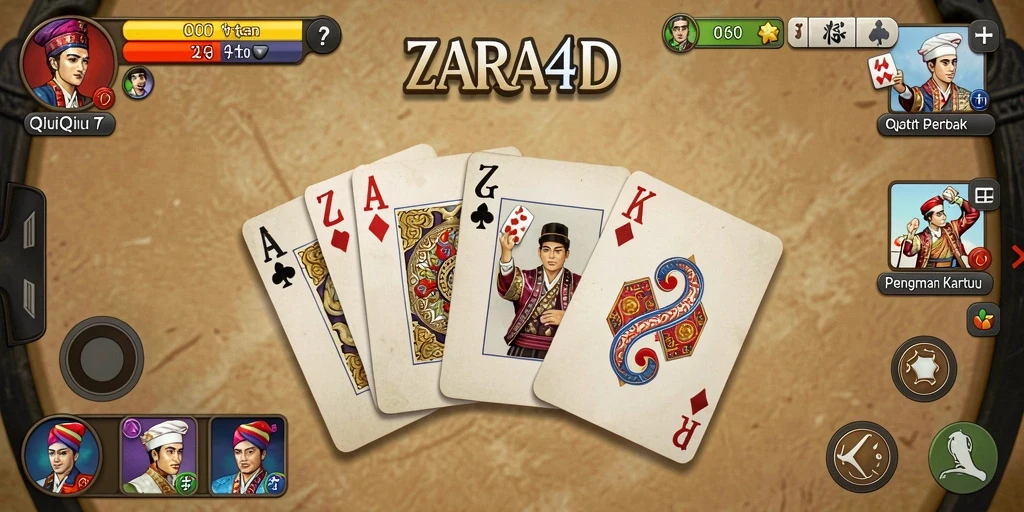 Tampilan gameplay QiuQiu yang menarik dan interaktif.